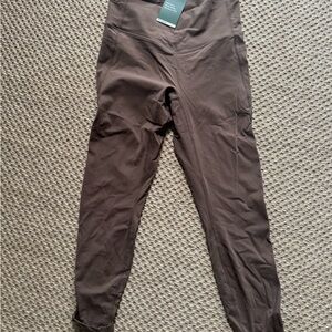 HALARA Brown High-Waist Leggings